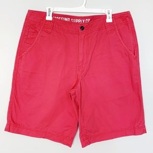 Mossimo Flat Front Pink Summer Shorts